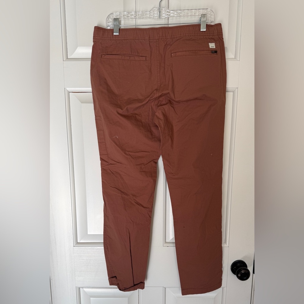 Vuori Ripstop Drawstring Pants Brown Performance … - image 6